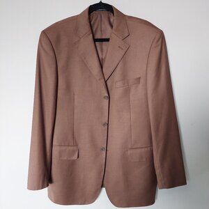 Giorgio Armani Light Brown Size 42 Blazer with Defects
